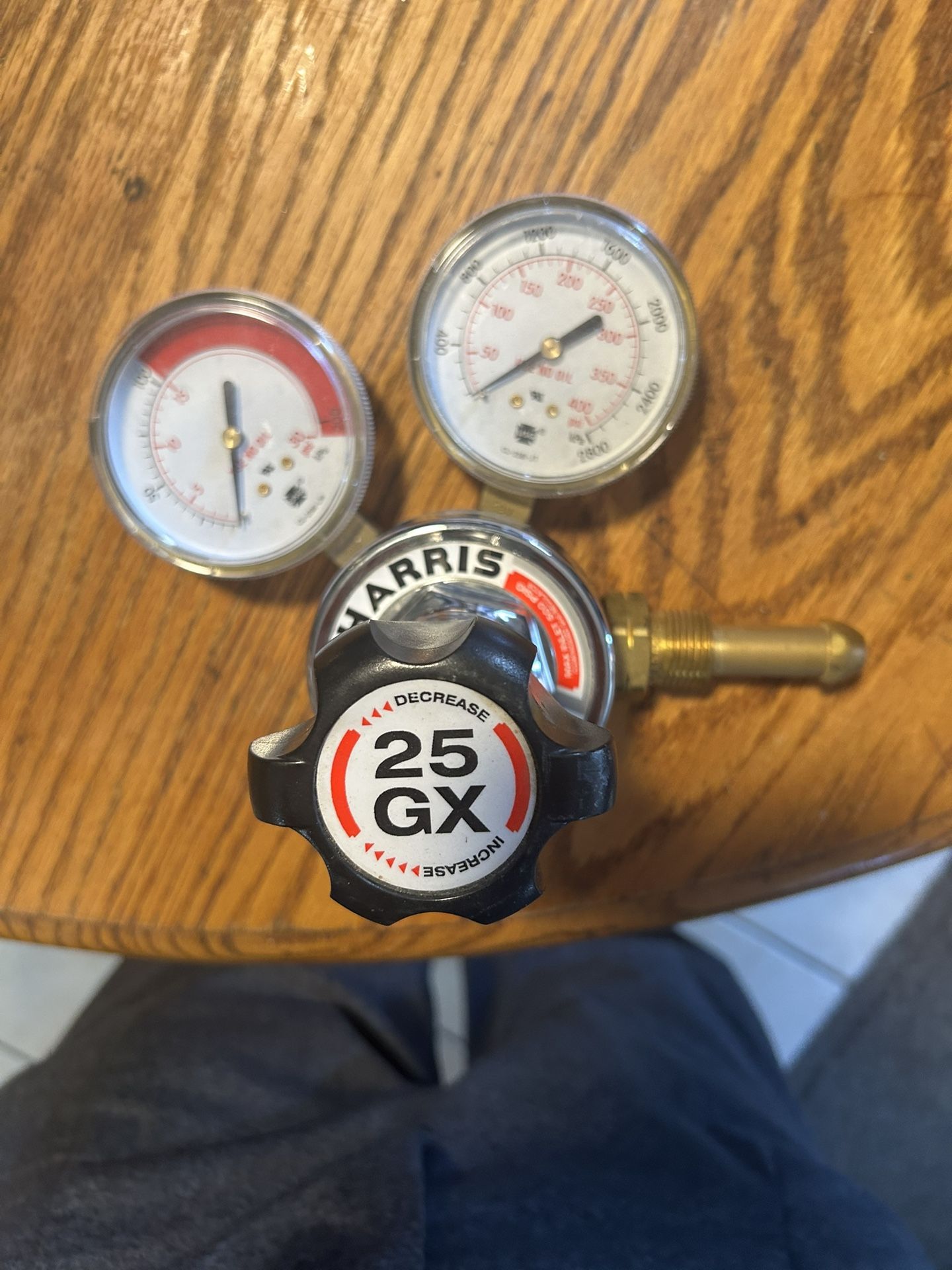 Harris 25GX Single-stage Gas Regulator