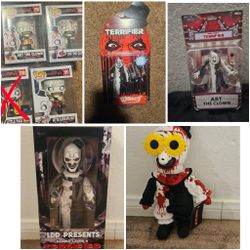Terrifier Art The Clown Figures *Read Description Not $0*