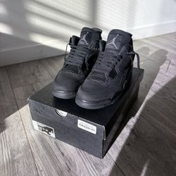 Jordan 4 Black Cat- Clean- Size 10