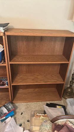 Wood bookcase