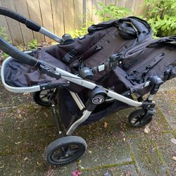 City Select Baby Jogger Double Stroller & Car Seat Adapters 