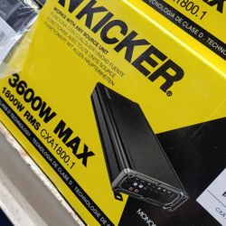 Kicker 3(contact info removed).1 Mono Amplifier 