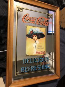 Coca Cola Vintage advertisers mirror