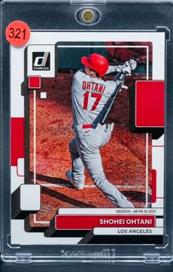 Shohei Ohtani Donruss Baseball Card 37/46