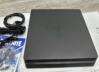 Sony PS4 Slim Console with Cables