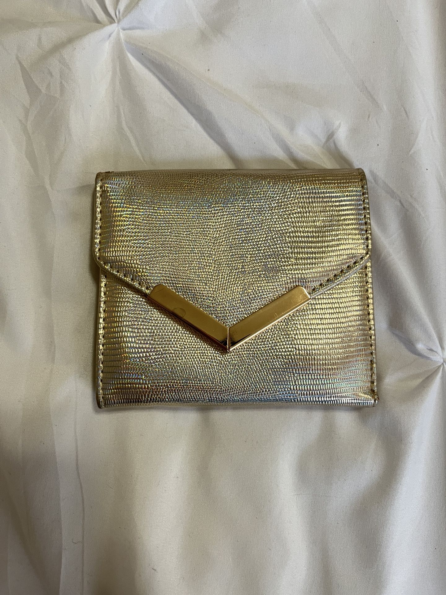 Gold Metallic Wallet/Purse - $3!