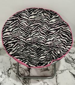 Justice Brand Zebra Saucer Chair