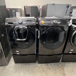 SAMSUNG NEW WASHER AND GAS DRYER