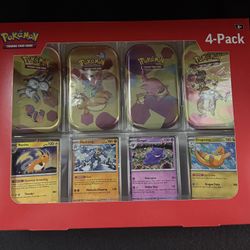 Pokemon 4pk 151 Mini Tins (Sam’s Club)