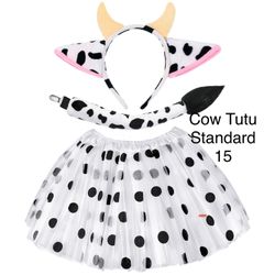 Cow Tutu Halloween Costume Kids / Disfraz de Vaca Niñas  