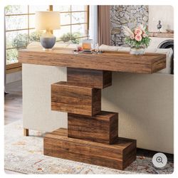 Geometric Console Table