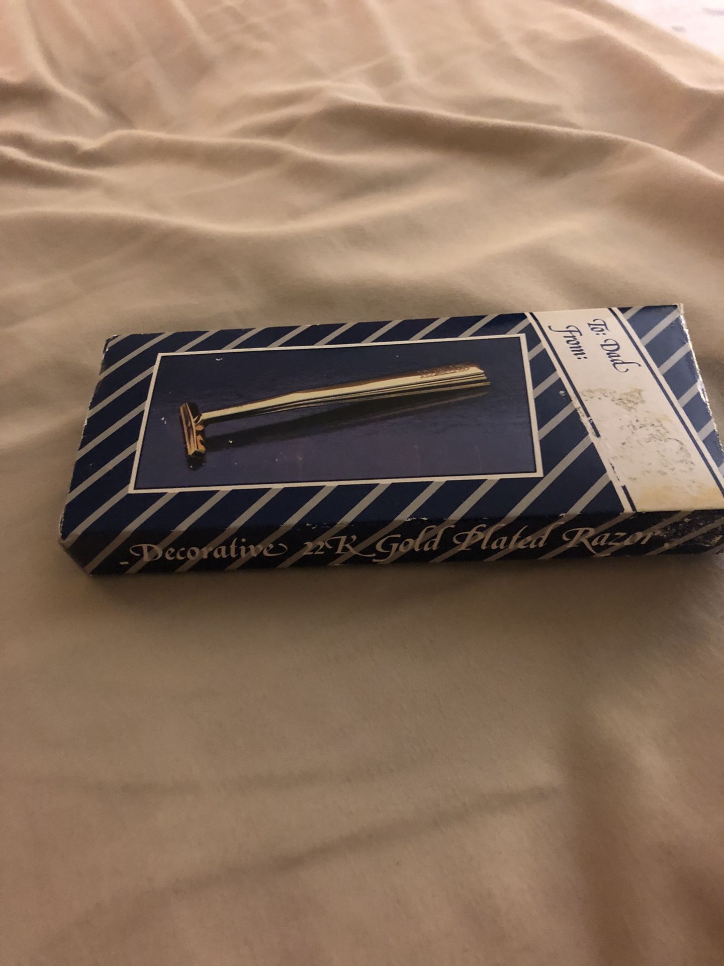 Gold Razor/Dad Gift.