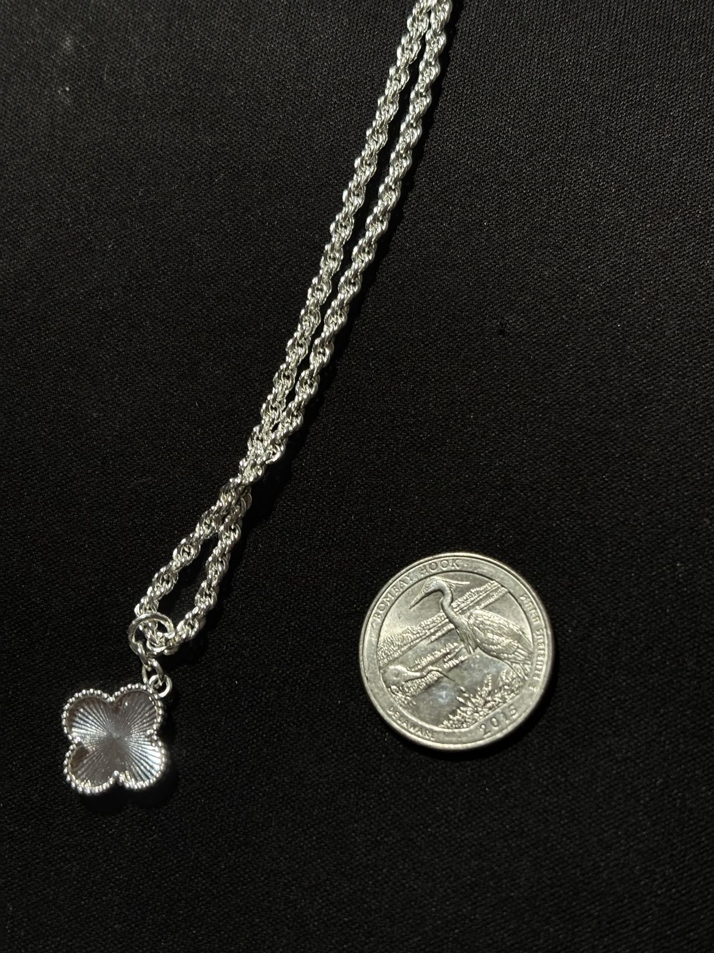 16 inch white gold heavy plated set