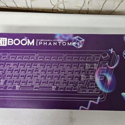 KiiBoom Phantom 81 V2 75% Hot Swappable Upgraded Crystal Gasket-Mounted Mechanical Keyboard