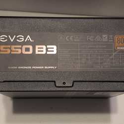 EVGA 550w B3 Power Supply