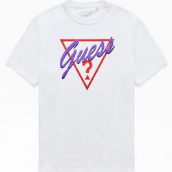 Guess Script T-Shirt - Large