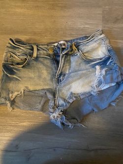 Light blue shorts