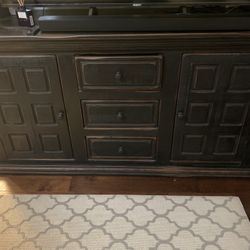 Rustic Solid Wood Set from Mexico- Dresser/TV Stand