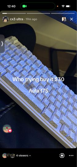 AulaF75 keyboard