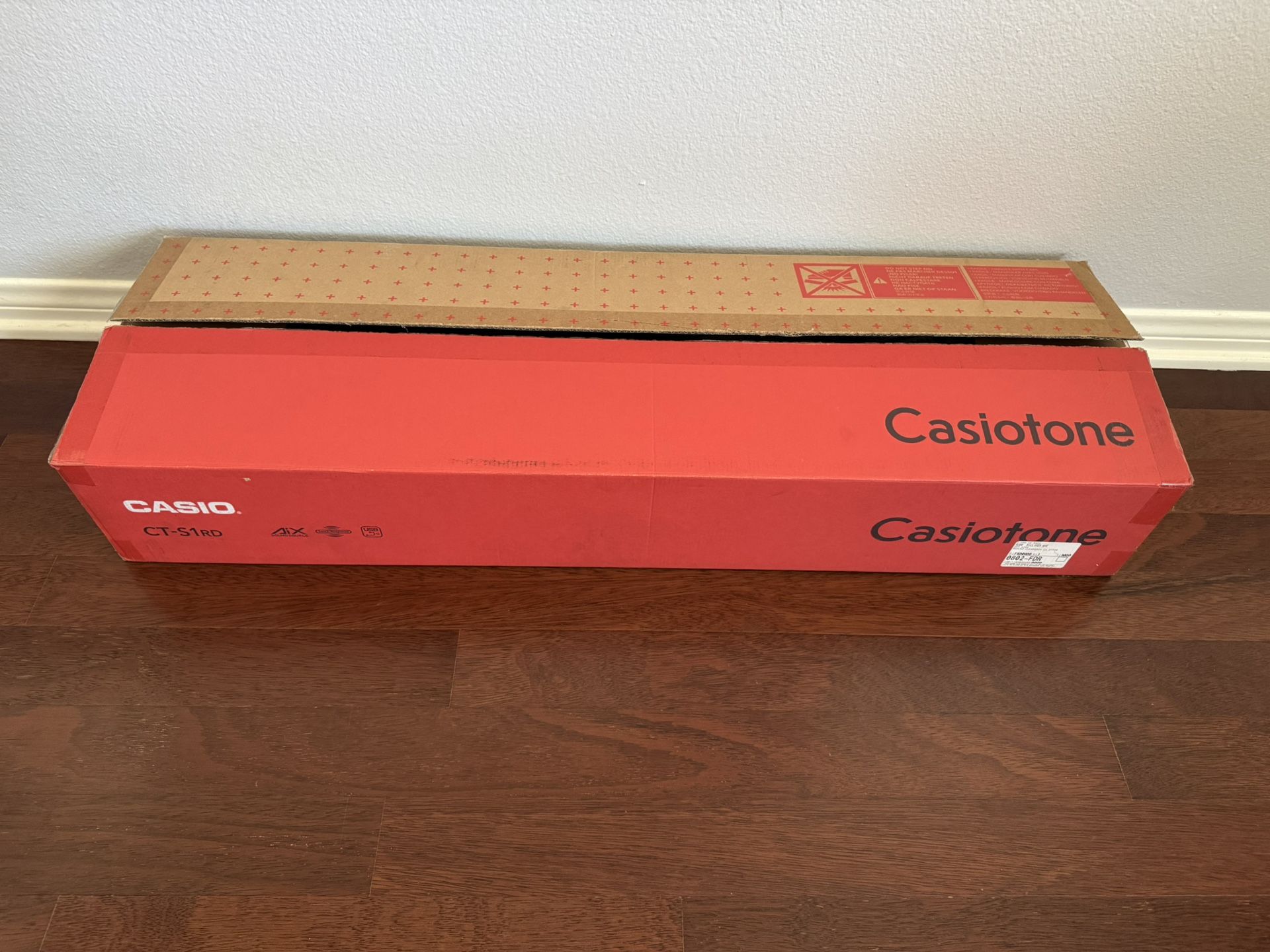Casio Casiotone CT-S1RD 61-key Portable Keyboard (Red) Complete