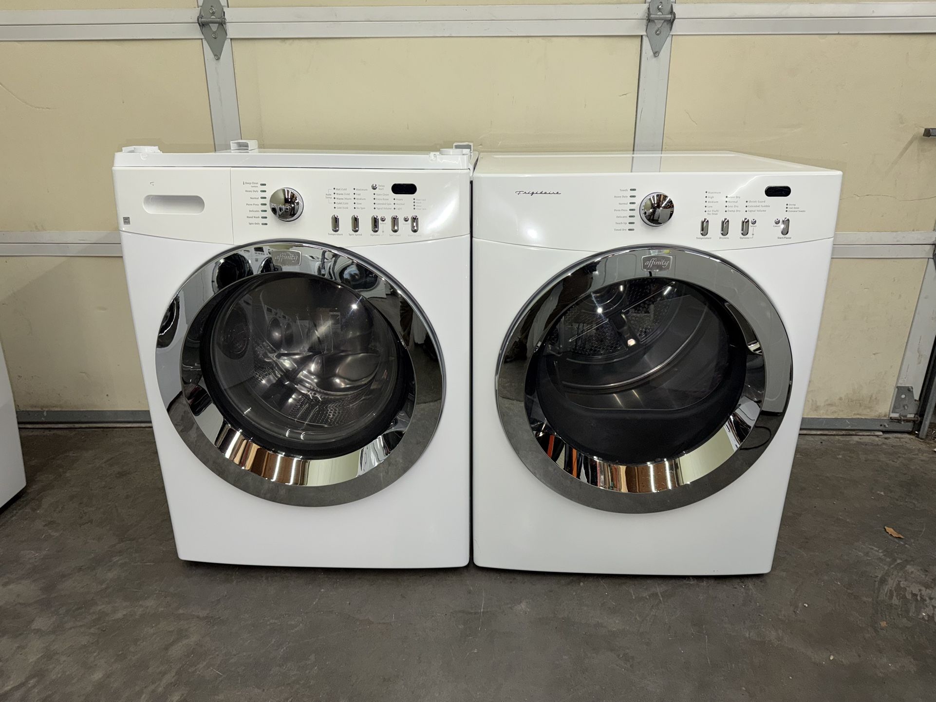 FRIGIDAIRE LARGE CAPACITY ELECTRIC WASHER & DRYER