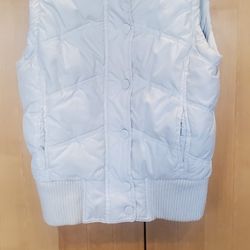 AEROPOSTALE WHITE WINTER VEST SZ SMALL