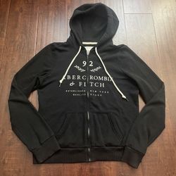 Women Abercrombie & Fitch A&F Hoodie Jacket Outerwear Large