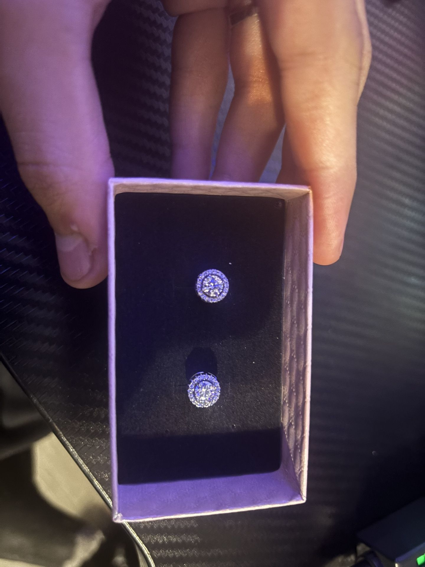 0.5 CT moisainite Earings 