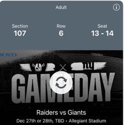 Giants Vs Raiders