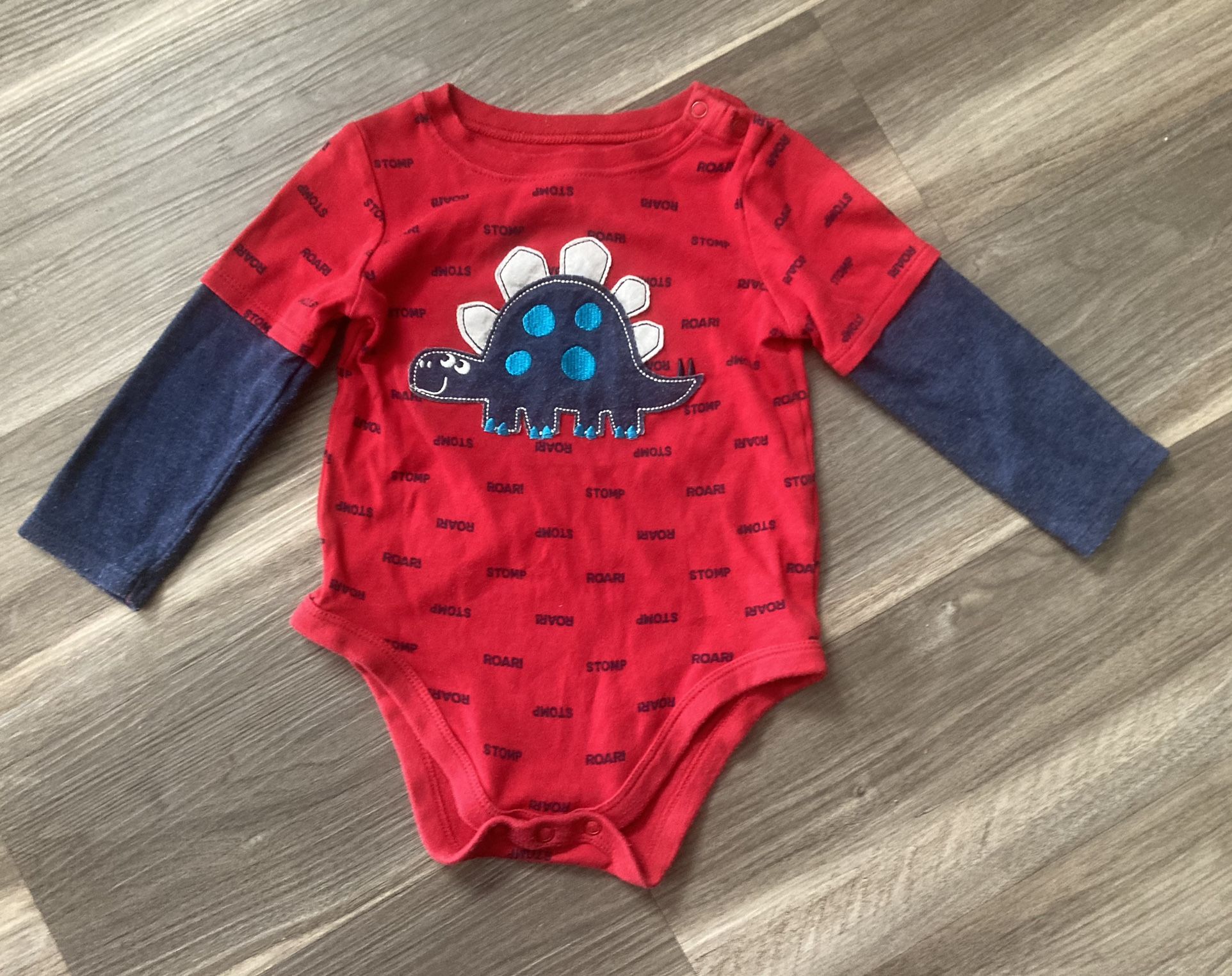 Dinosaur Long Sleeve Onesie 