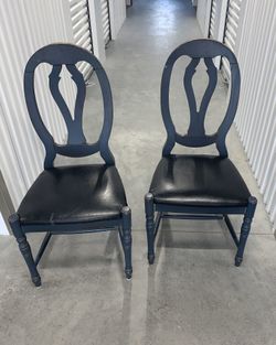 Solid Wood Chairs With Leather Seats Dining Office