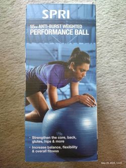 SPRI 55CM Performance Ball new in the box air pump included