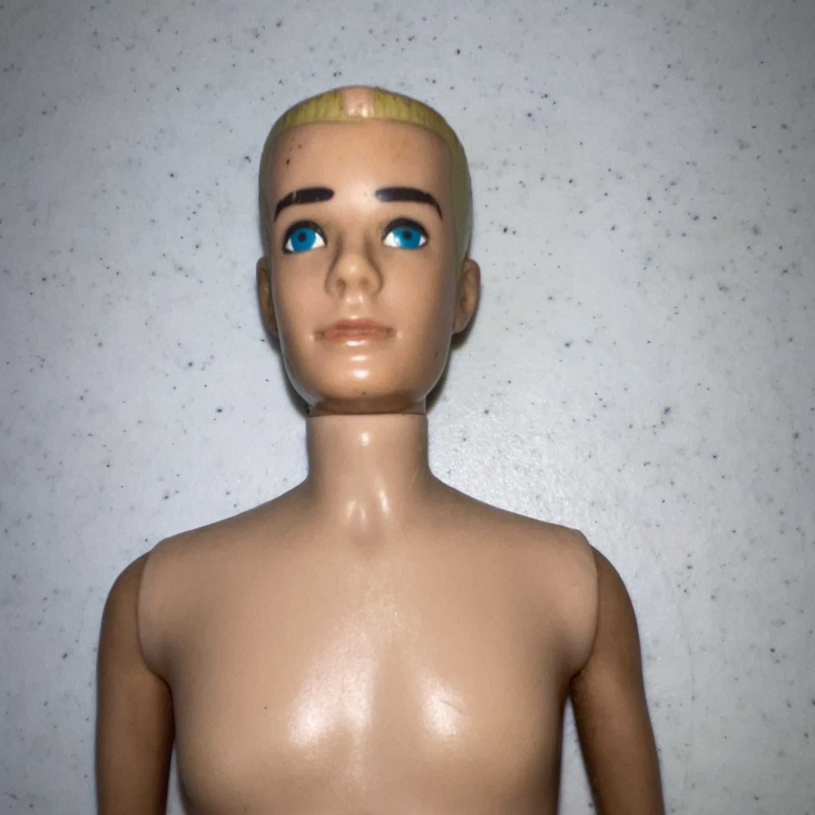 Vintage Mattel Ken Doll Blonde Hair Blue Eyes