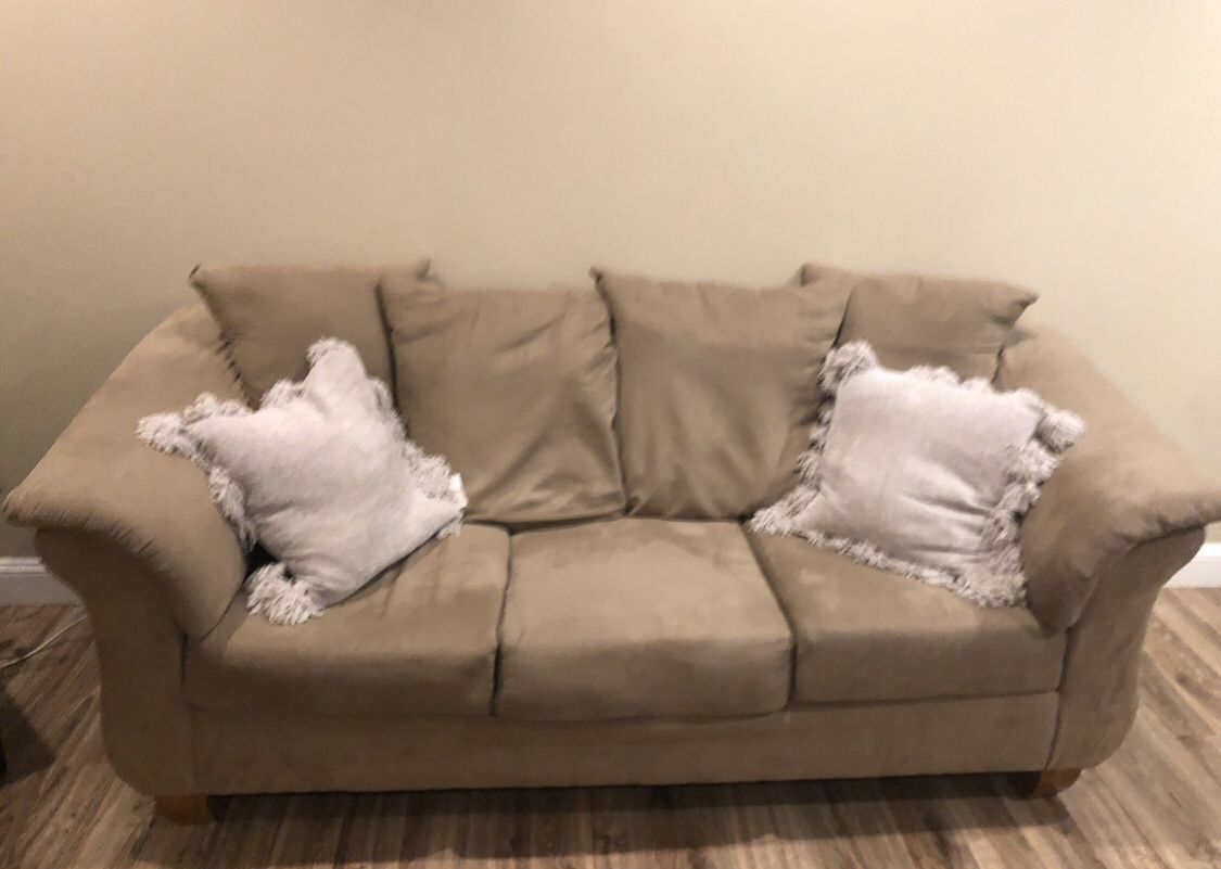 Couch and love seat 125