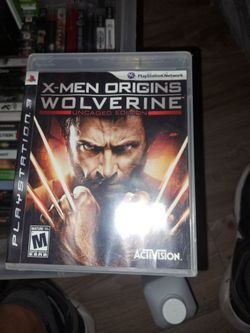 X-men origins Wolverine  game for ps3