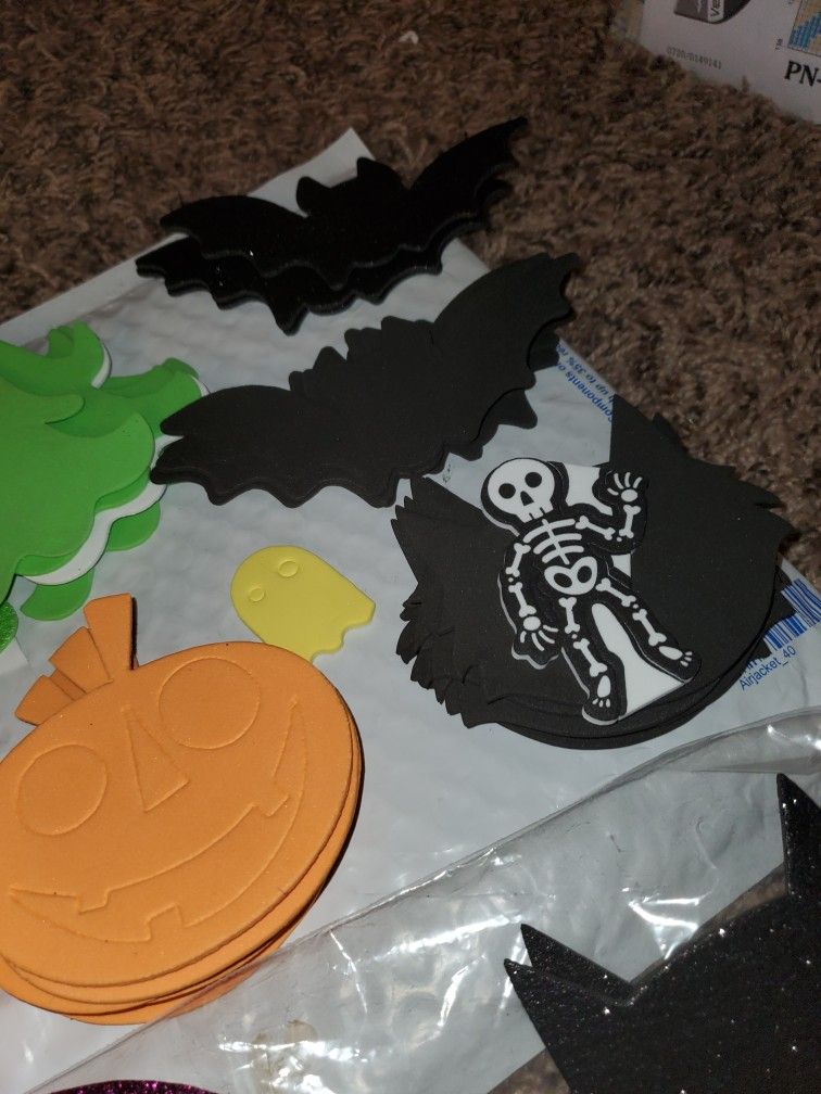 Halloween Foam Shapes For Crafting Or Kid's  Parties