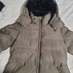 Zara Puffer Jacket W/ Detachable Hood