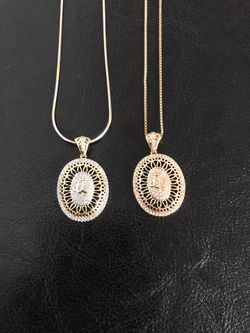 Gold plated allah pendant with chain ($12 each)