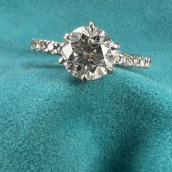 Fully Appraised Engagement Ring-Platinum $13.5k Value 