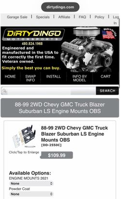 Ls swap mounts