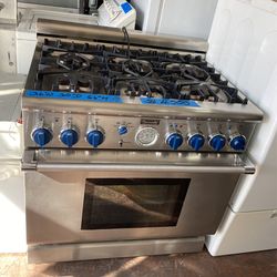 Used Appliances Thermador  Professional Stainless Steel  36 Inches  Wide  6 Burner 