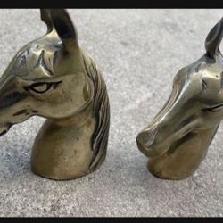 Brass horses 4 inches paper weights
