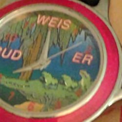 1990 Series Budweiser Frog Watch In Original Box