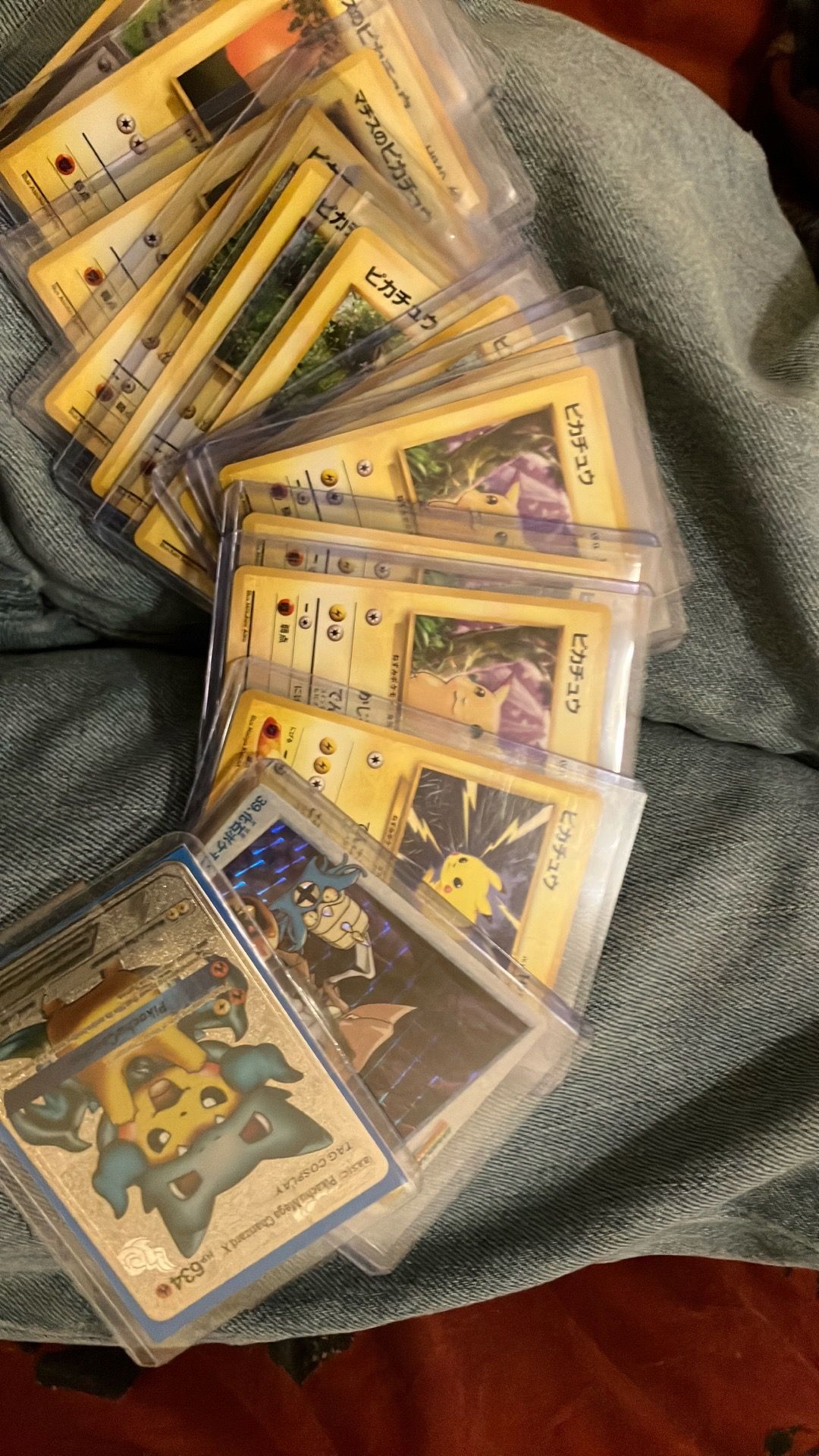 Pikachu cards