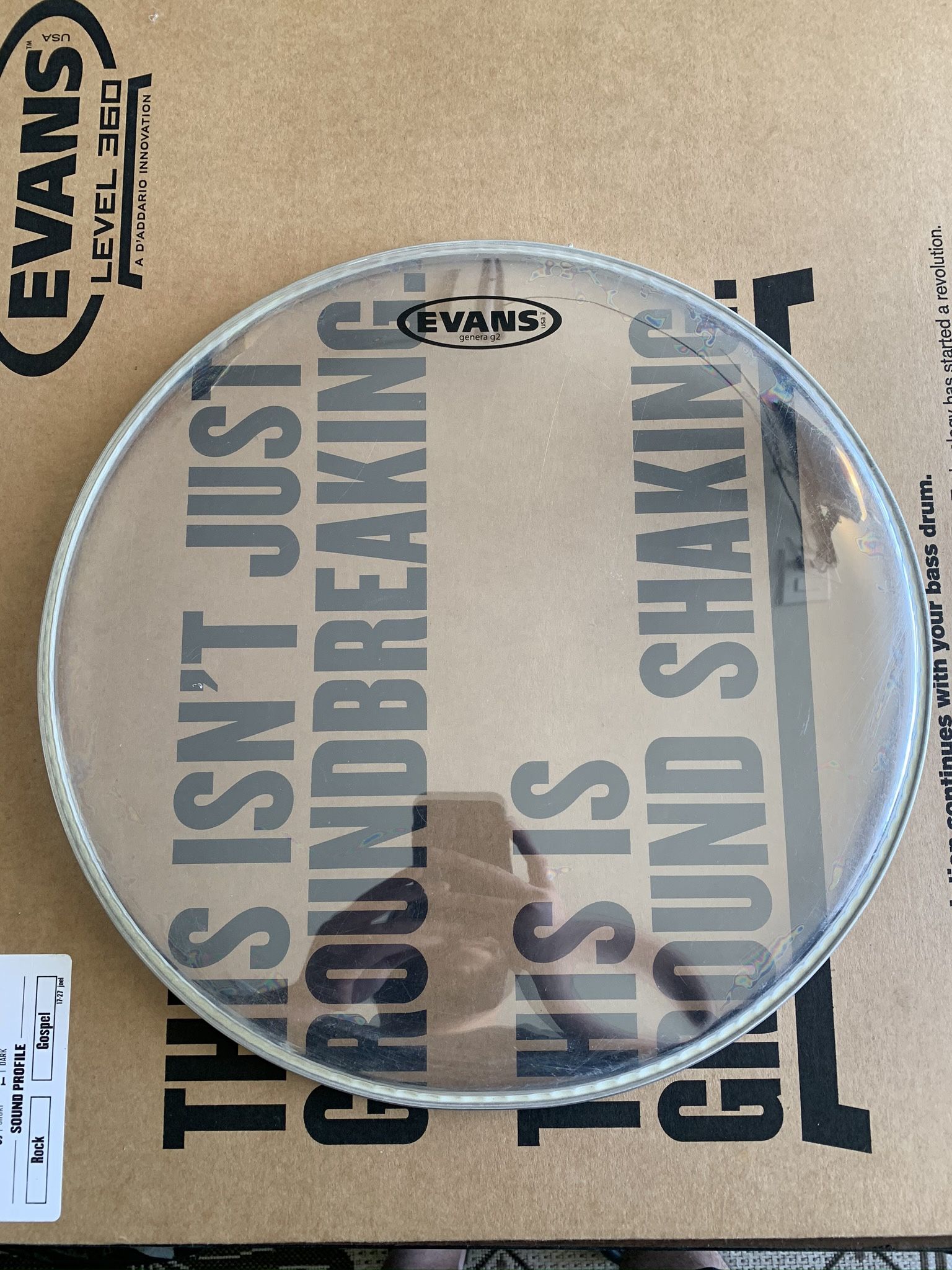Evans Genera 2 Tom Drumhead 14”