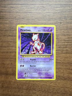 OG mewtwo Pokémon card