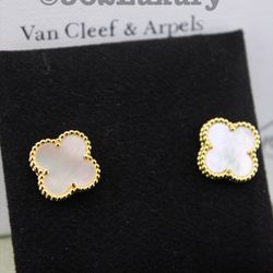 Mother Of Peral Van Cleef Earrings