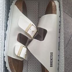 White Birkenstocks 