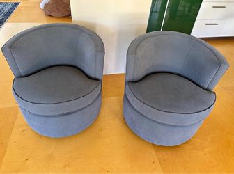 Room & Board Otis Swivel Chairs (2)
