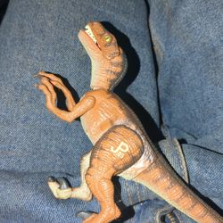 vintage Kenner Jurassic Park Velociraptor action figure from 1993